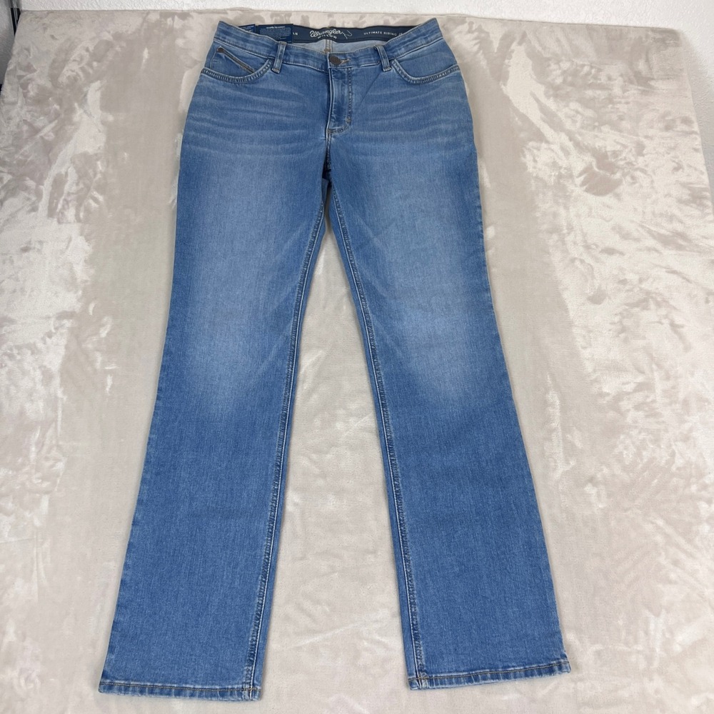 Wrangler Willow Ultimate Riding Jean Womens 31x32 Blue Denim Western Rodeo NWT